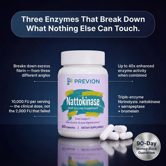 10,000 FU Nattokinase Multi-Enzyme Complex